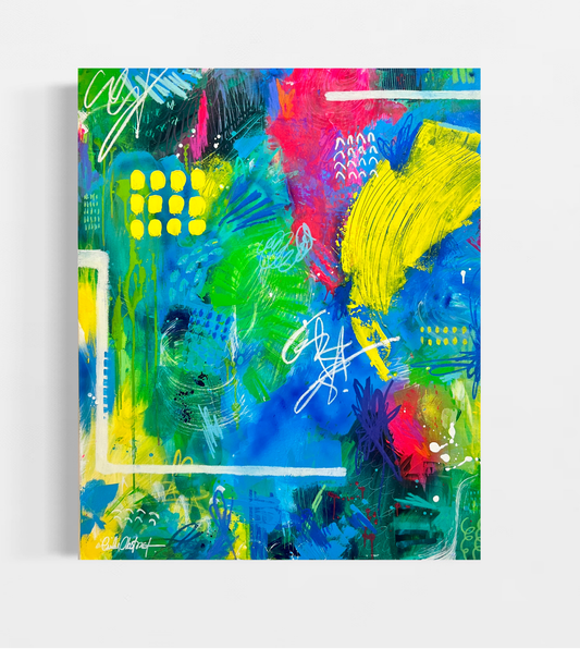 Electric Jungle – Original Abstract Painting