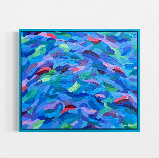 Midnight Reflections – Original Abstract Painting