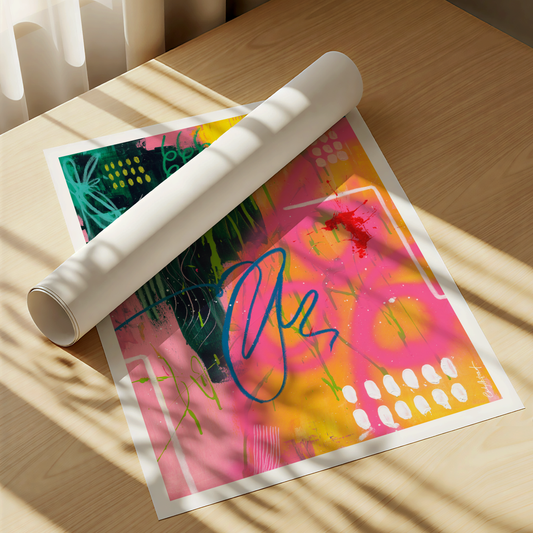 Live Wire paper print