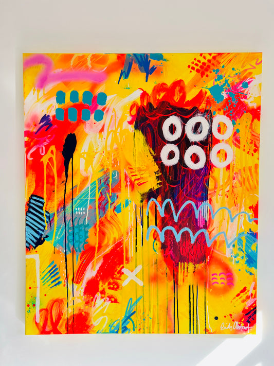 Back to School – Original Abstract Painting