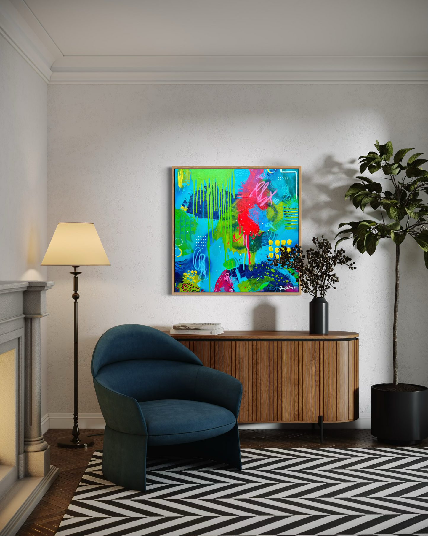 Chaos In Bloom – Original Abstract Painting