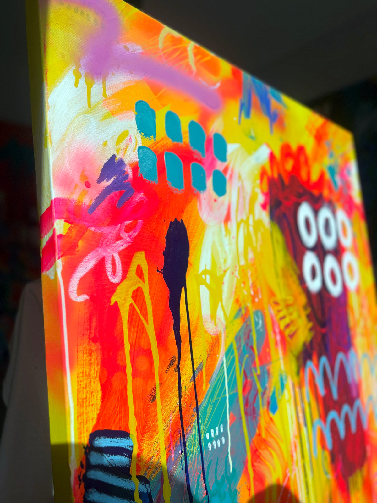 Back to School – Original Abstract Painting