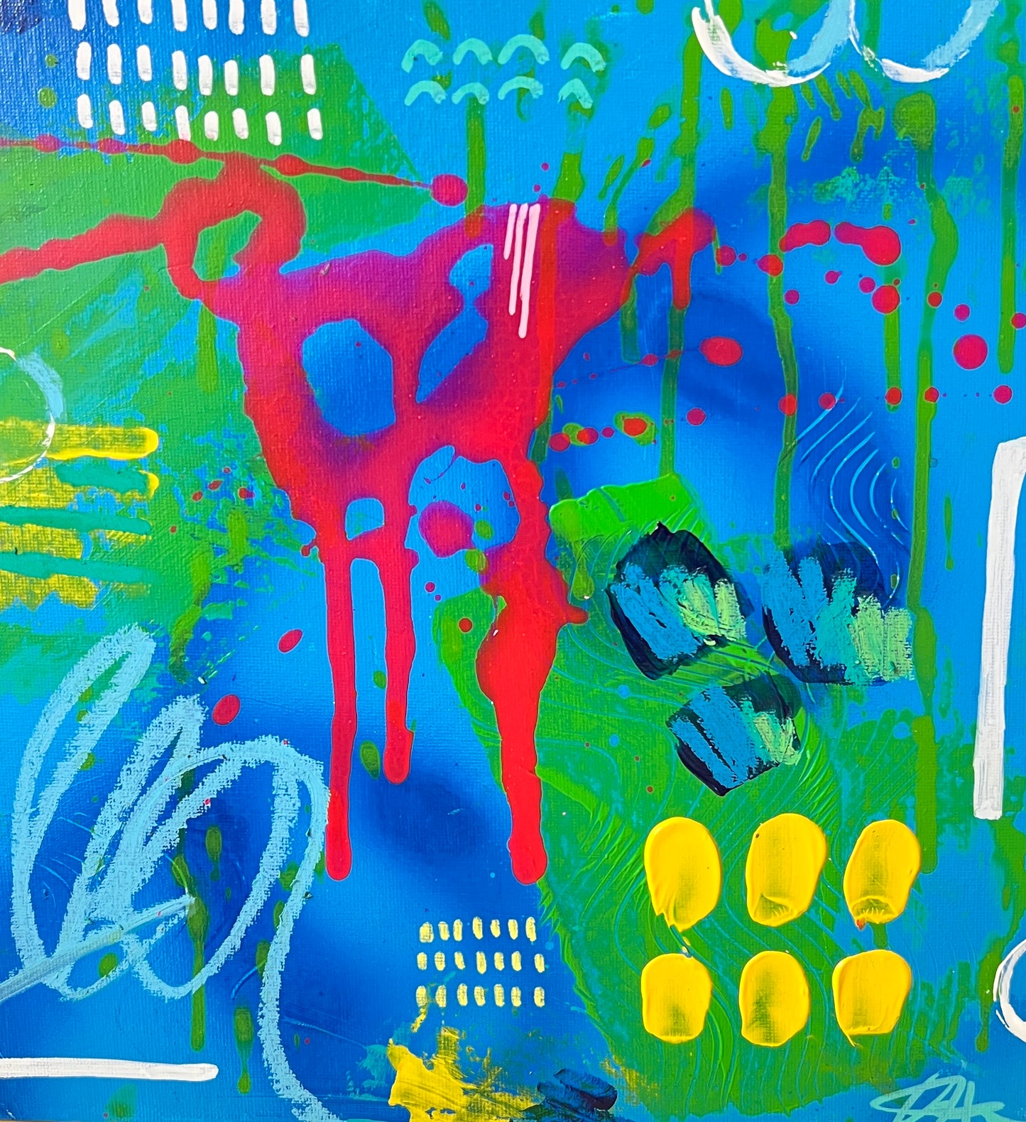 Jungle Chaos – Original Abstract Painting