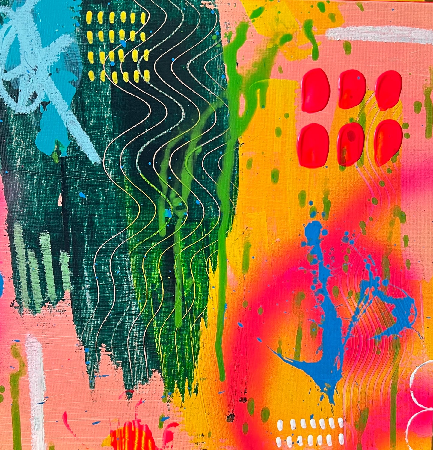 Dopamine Spike – Original Abstract Painting