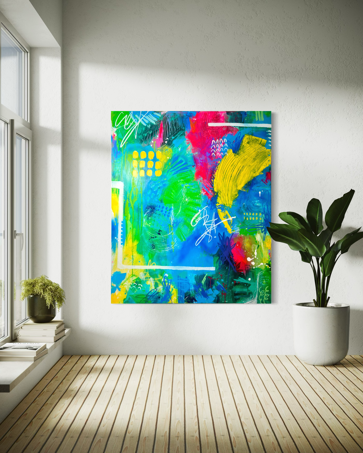 Electric Jungle – Original Abstract Painting