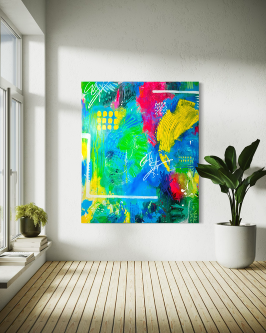Electric Jungle – Original Abstract Painting