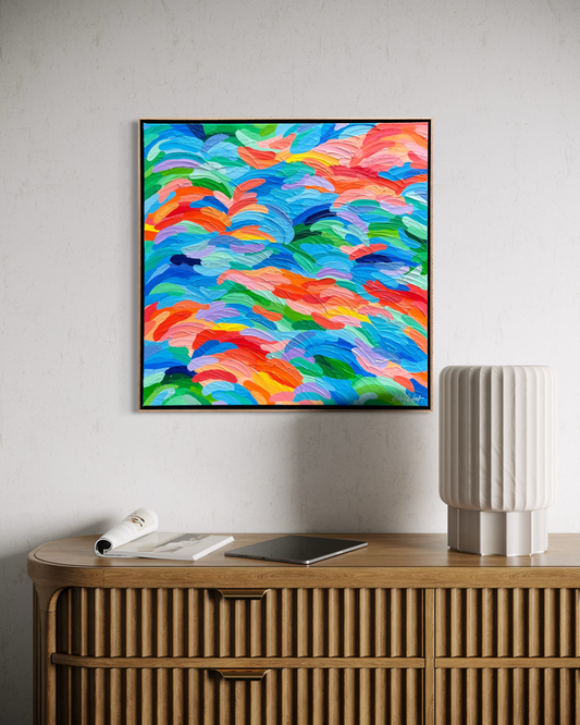 Happy Place – Original Abstract Painting