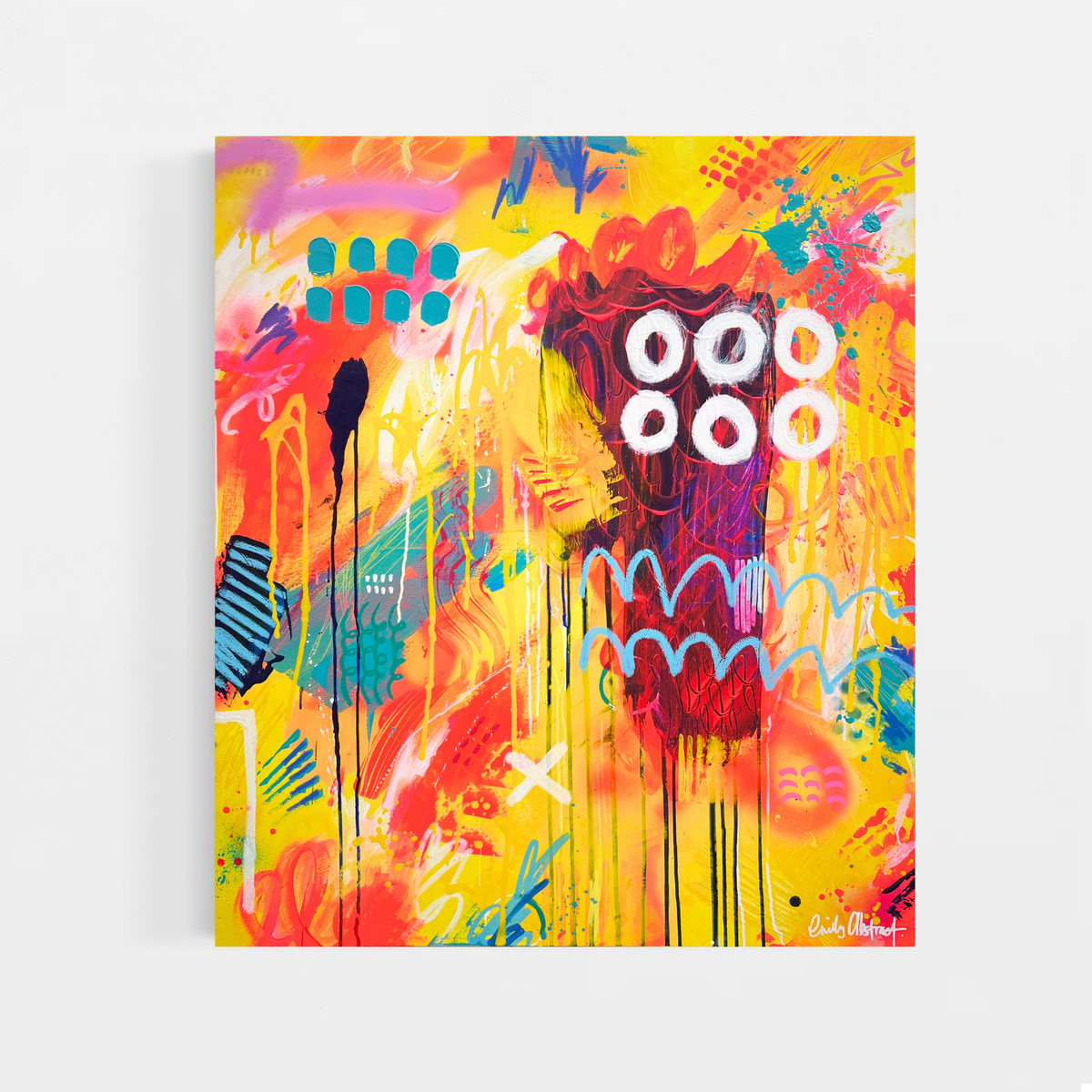 Back to School – Original Abstract Painting