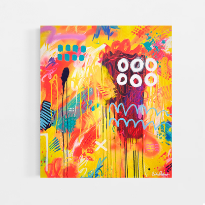 Back to School – Original Abstract Painting