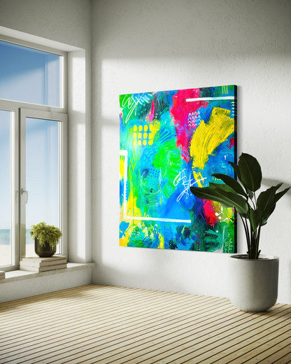 Electric Jungle – Original Abstract Painting