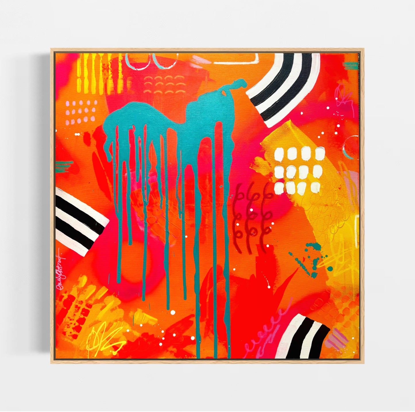 Liquorice Heat – Original Abstract Painting