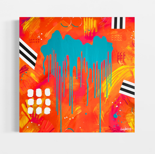 Turn Up The Heat – Original Abstract Painting
