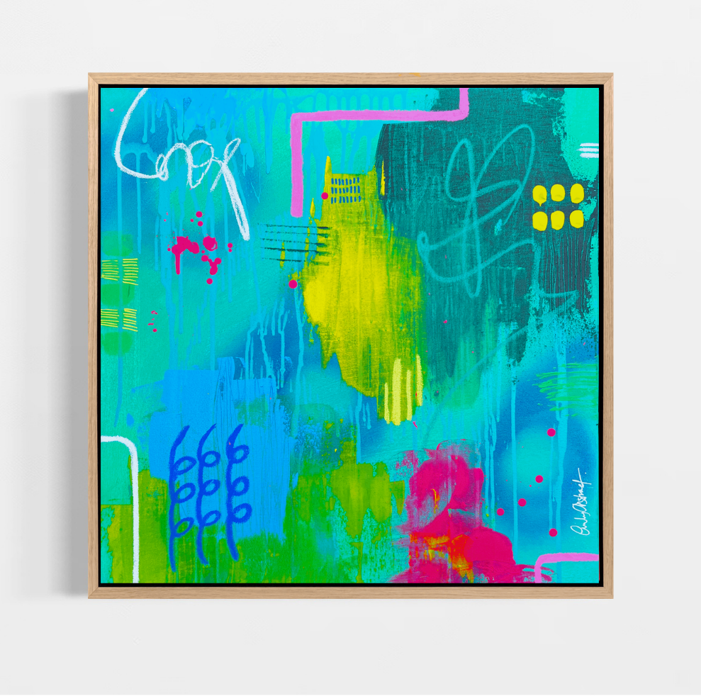 Serotonin Shores – Original Abstract Painting