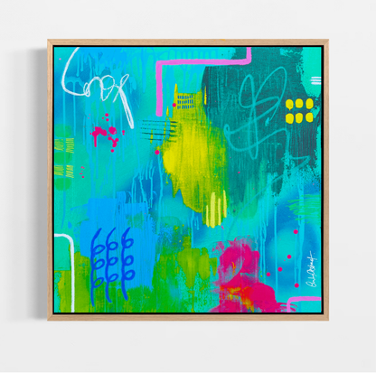 Serotonin Shores – Original Abstract Painting