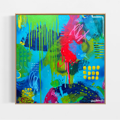 Chaos In Bloom – Original Abstract Painting