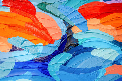 Glowing Optimism – Original Abstract Diptych Painting
