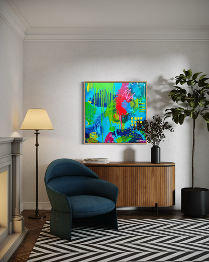 Chaos In Bloom – Original Abstract Painting