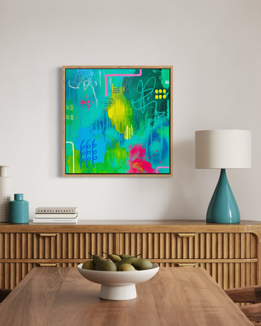 Serotonin Shores – Original Abstract Painting