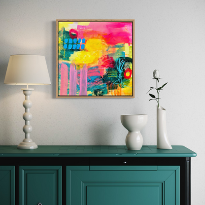 Sun Drench – Original Abstract Painting