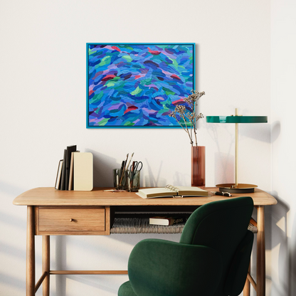Midnight Reflections – Original Abstract Painting