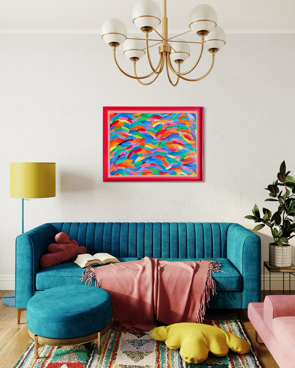 Sherbet Party – Original Abstract Painting
