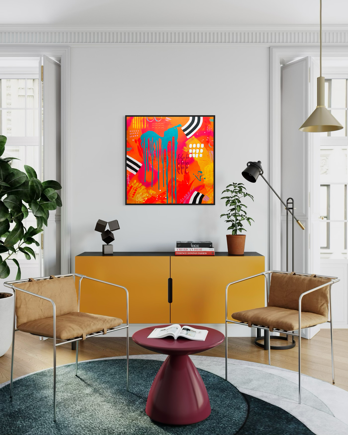 Liquorice Heat – Original Abstract Painting