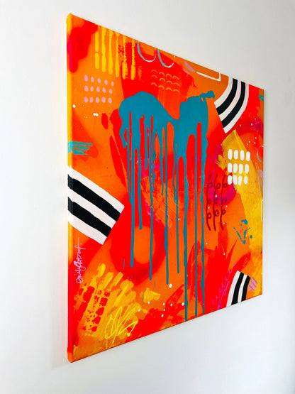 Liquorice Heat – Original Abstract Painting