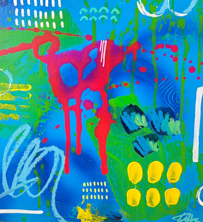 Jungle Chaos – Original Abstract Painting