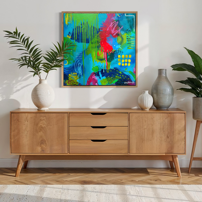 Chaos In Bloom – Original Abstract Painting
