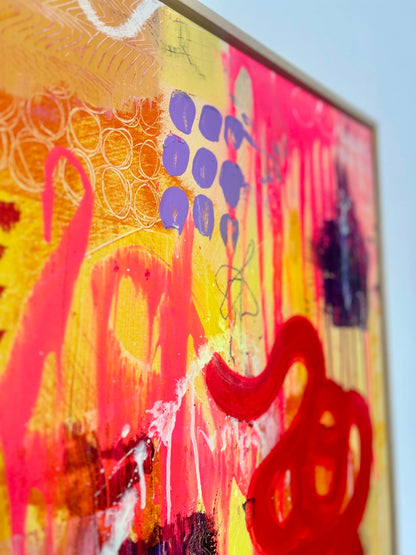 Dance of Heat – Original Abstract Painting