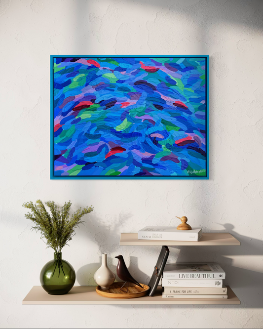 Midnight Reflections – Original Abstract Painting